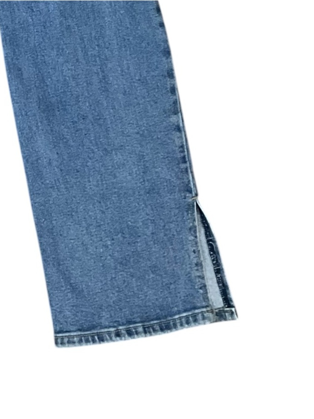 Dogma Women's Blue Straight-Leg Distressed Jeans - Picture 6 of 6